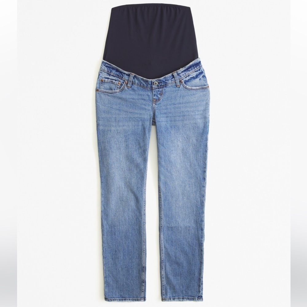 Maternity Ankle Straight Jeans